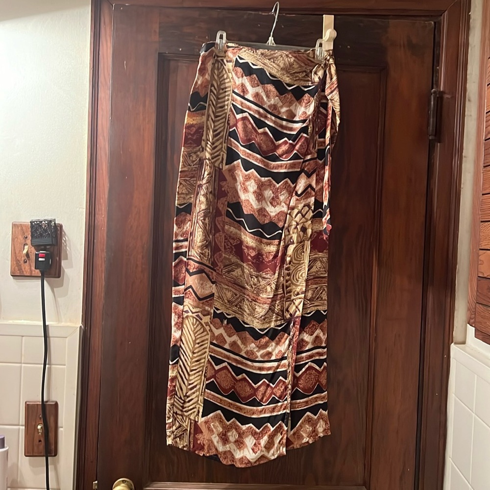 COPY - Venus wrap skirt, multi colored, Small